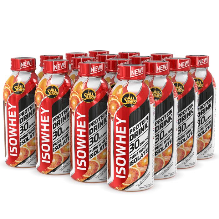 ALL STARS Isowhey im leckeren Orange Geschmack